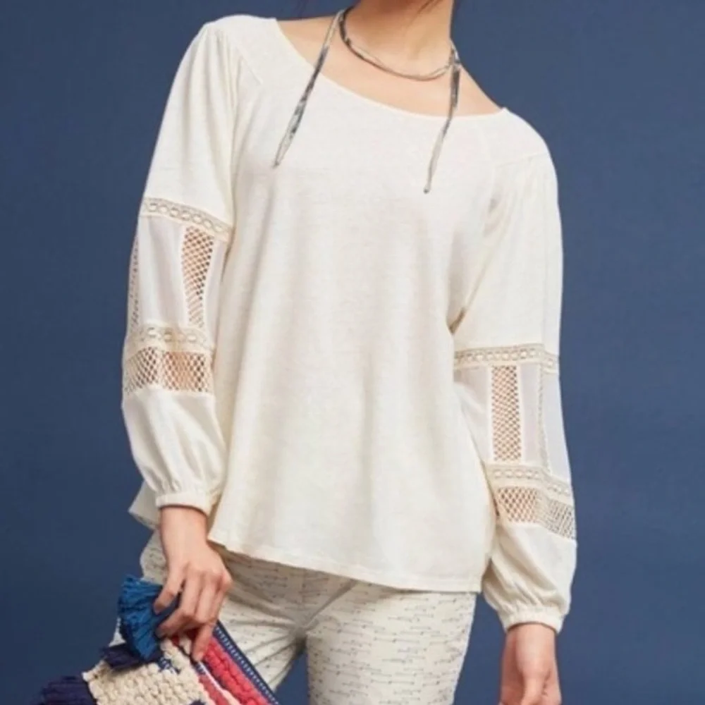 Anthropologie Guest Editor Blouse Size XS